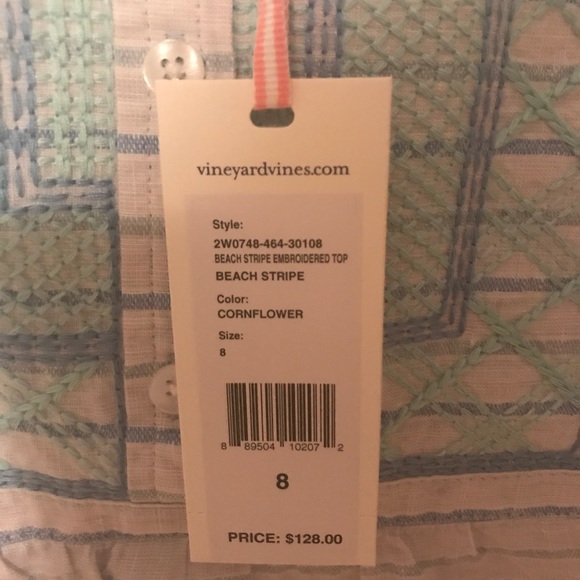Vineyard Vines- Beach stripe popover - NWT - Picture 6 of 7